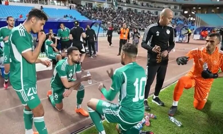 إيقاف مباراة الجزائر والنيجر