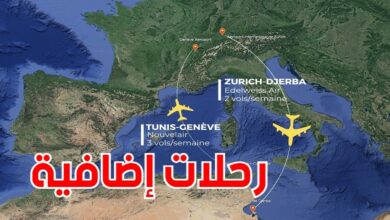 رحلات بين تونس وسويسرا