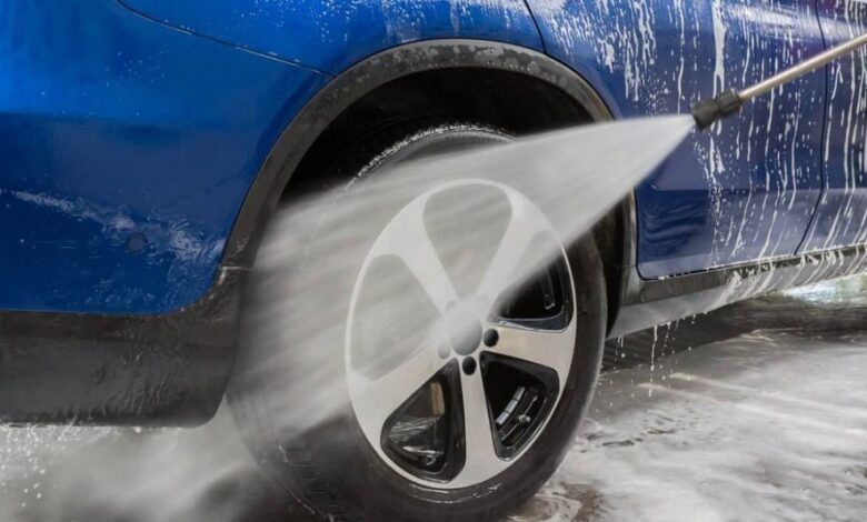 استعمال المياه لغسل السيارات