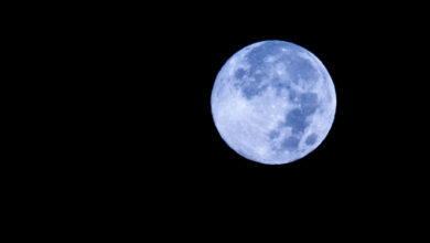 القمر الأزرق في تونس