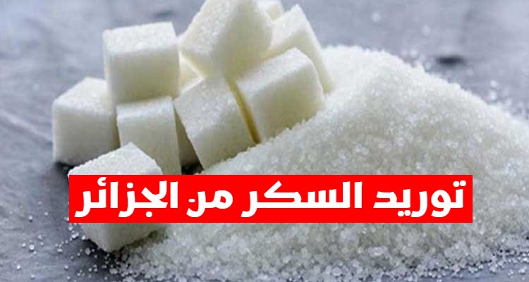 توريد السكر من الجزائر