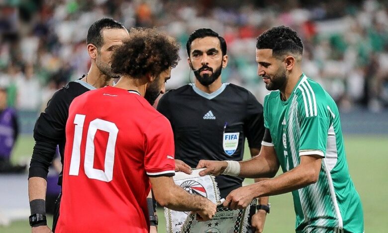 التعادل بين الجزائر ومصر