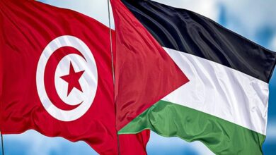 تونس مع الشعب الفلسطيني