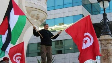 تونس تتضامن مع فلسطين