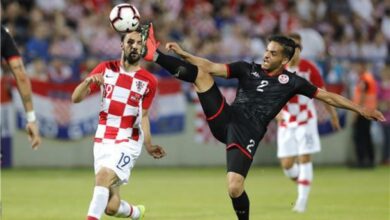 مباراة تونس وكرواتيا