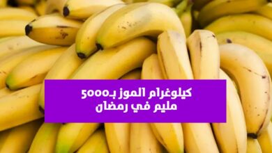 توزيع كميات الموز